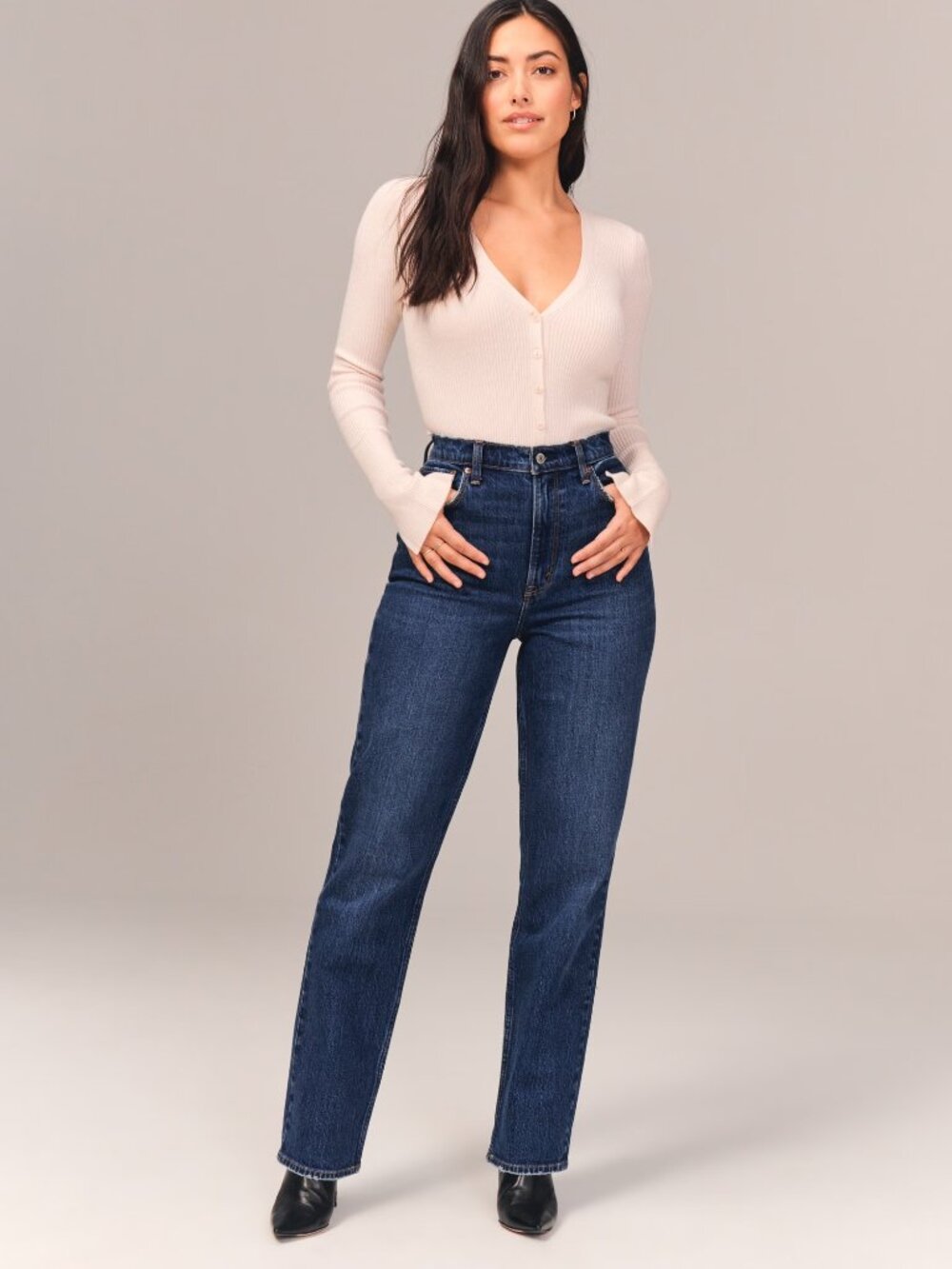 Abercrombie & Fitch Curve 90s Straight Jeans - 25R